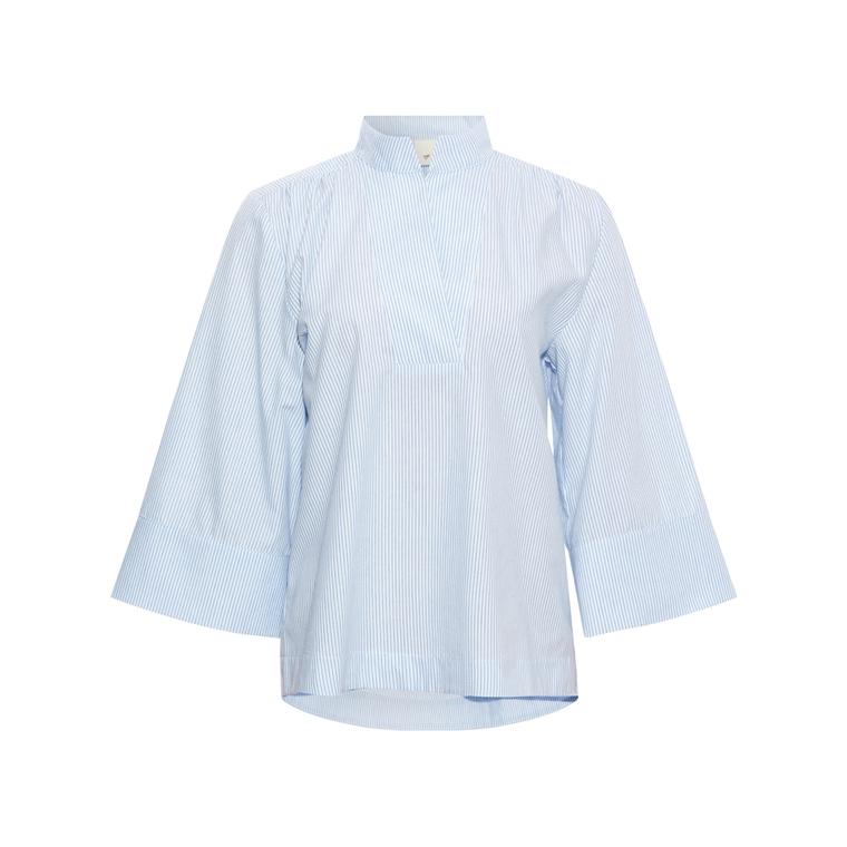 Heartmade Masil Skjorte, Blue/White